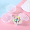 3/20PCS Home Plastic Bin Sundries Box Clay Storage Ball Cup Foam Container With Lids