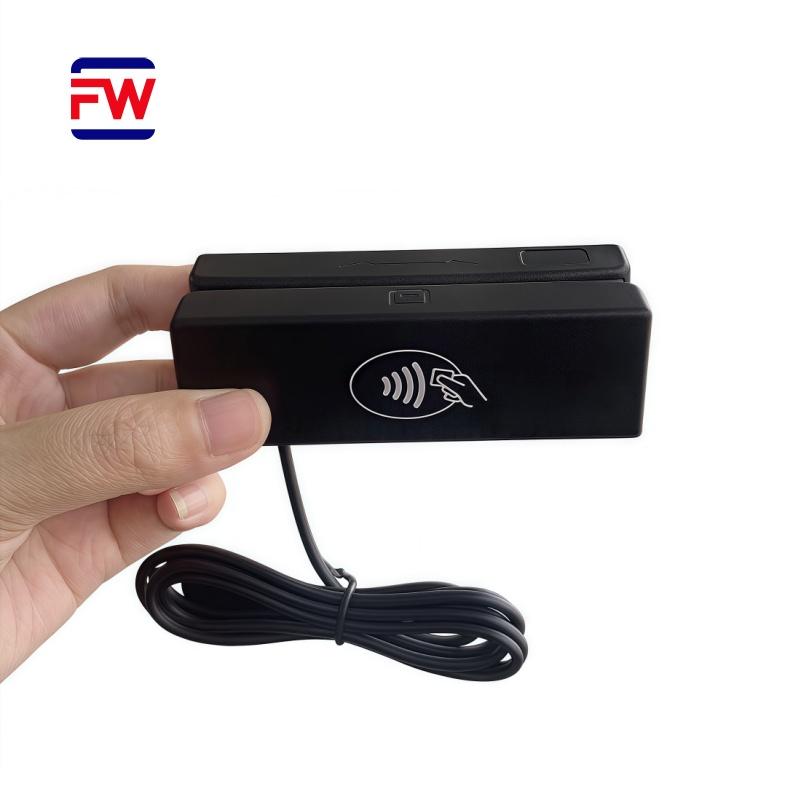 MSR98RF 2-in-1 Magnetic Stripe & RFID 13.56MHz NFC (M1/ISO14443-A/Mifare) Mini Card Reader