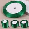 Dark Green 25 Yards Silk Satin Ribbon Wedding Party Decoration Gift Wrapping Christmas  Year Apparel
