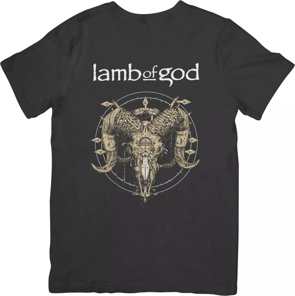 Музыка Lamb of God Унисекс Футболка из качественного хлопка Черная