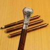 Antique Style Victorian Vintage Designer Brass Handle Cane Wooden Walking Stick