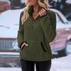 Oversized Loose Fitting Women's Autumn And Winter Pullover Round Neck Solid Color Hoodie