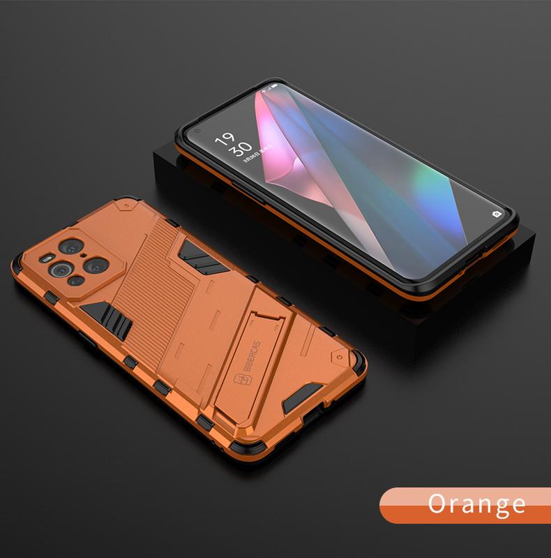 Armor Bracket Case For OPPO Find X3 Pro Realme 7 Narzo 20 C15 C12 V15 GT Reno 5 Pro Plus 4 Lite A93 5G A74 4G A53 A32 Back Cover