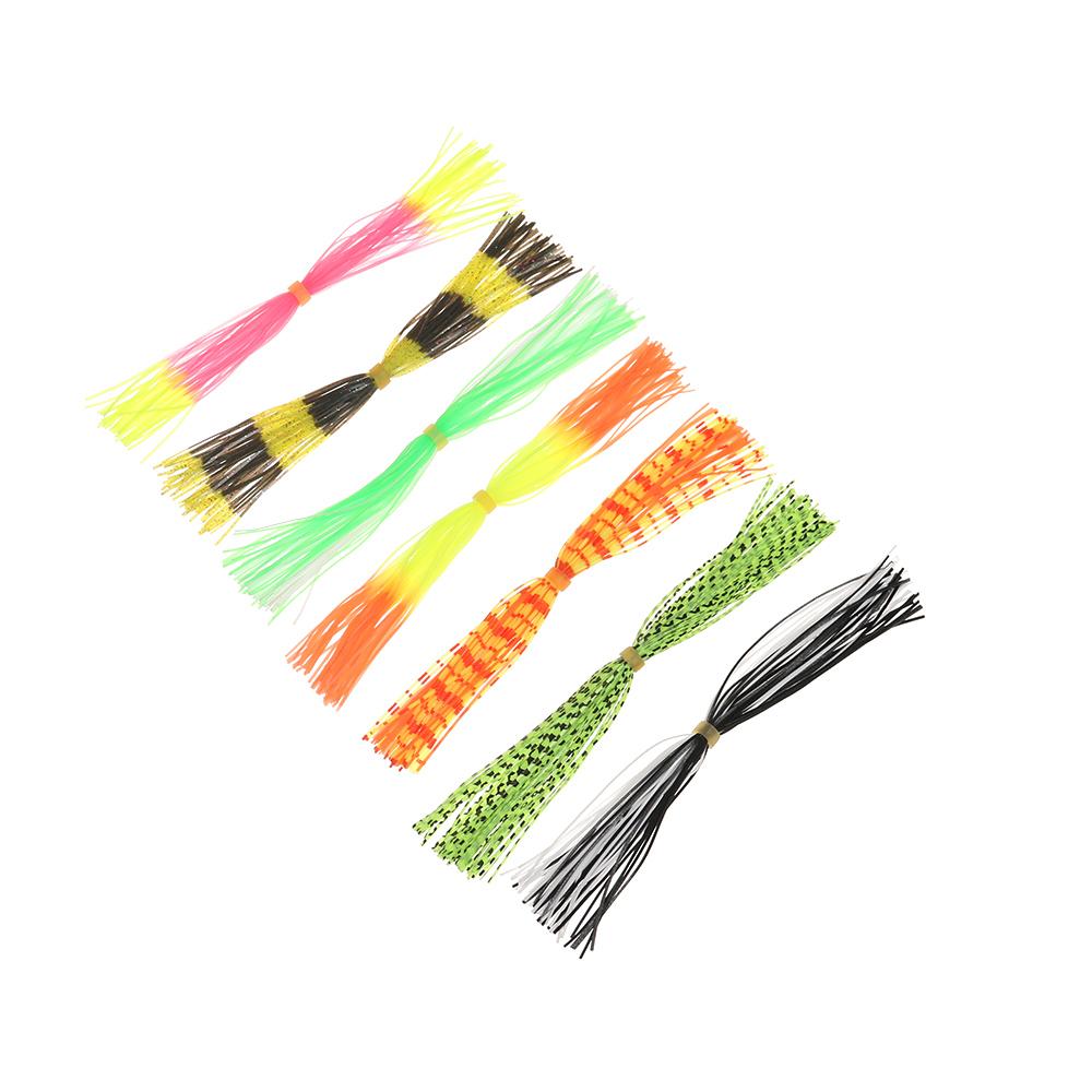 Spinner Sinking Artificial Windless Rubber Squid Soft Fishing Lures Beard Silicone Skirts Jig Bait