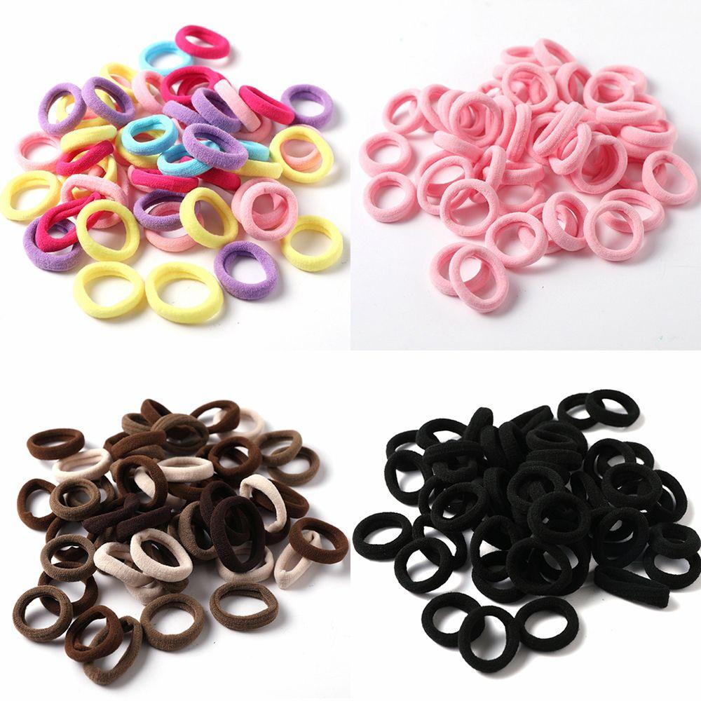 No-damage Nylon Hair Accessories Scrunchies Hair Rope Ties Rubber Bands Elastic Hair Bands