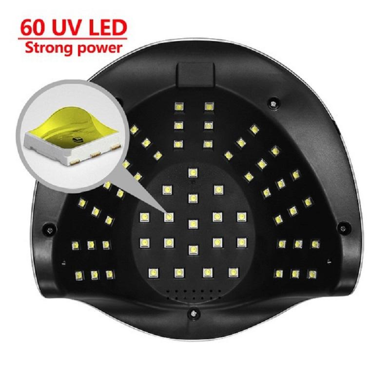 600W UV LED Nail Lamp High Quality Nail Dryer Lamp with Automatic Sensor LED Light 4 Timer Professional Manicure Pedicure Nail Epuipment