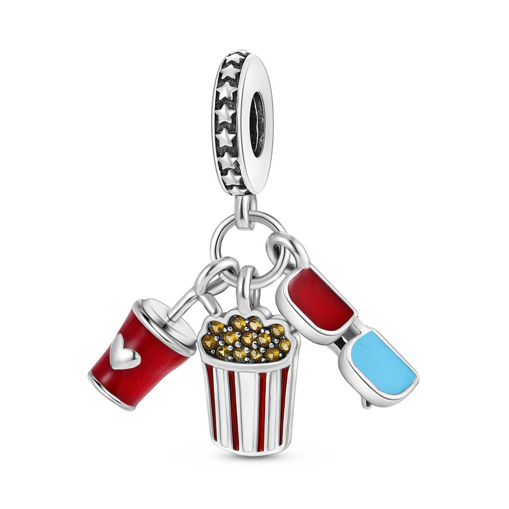 Charms Plata De Ley Copper Travel Dangle Charm Eiffel Tower Beads Fit Charms Bracelet Original Jewelry