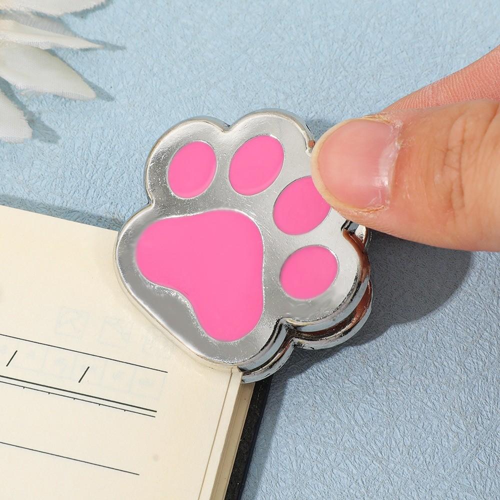 Creative Cat Paw Clip Cute Book Page Marking Clip Bill Note Storage Clip Office School Supplies