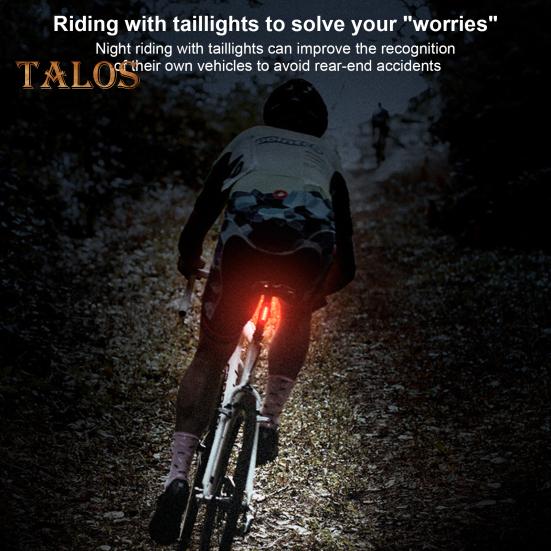 Задний фонарь для велосипеда, водонепроницаемый, легкий, перезаряжаемый через USB, светодиодный, универсальный, для горного велосипеда, для езды ночью, для безопасности и безопасности