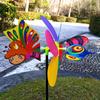Colorful Cartoon Windmill Plastic Cartoon Children Toys  Garden Yard Decor