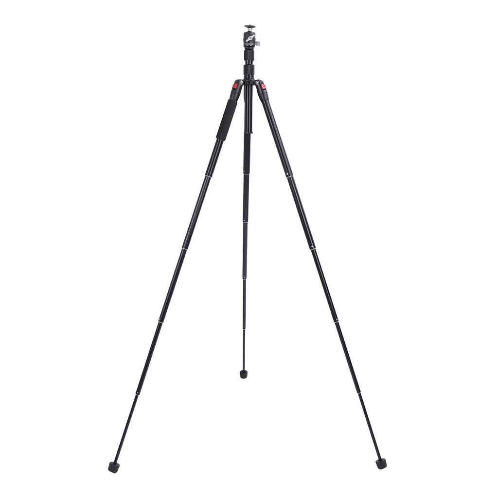 59in Camera Tripod With 20mm Metal Ball Head Lightweight Aluminum Alloy 3 Sections DSLR Camera Tripod for Video Photo