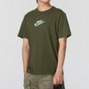 Nike Футболка с коротким рукавом из дышащего материала с буквенным логотипом, повседневная, быстросохнущая, мужская, зеленая FZ5398-325
