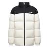 Warm Stand Collar Comfortable Versatile Long Sleeve Cotton Jacket Unisex Jacket Black White AJMV299-2