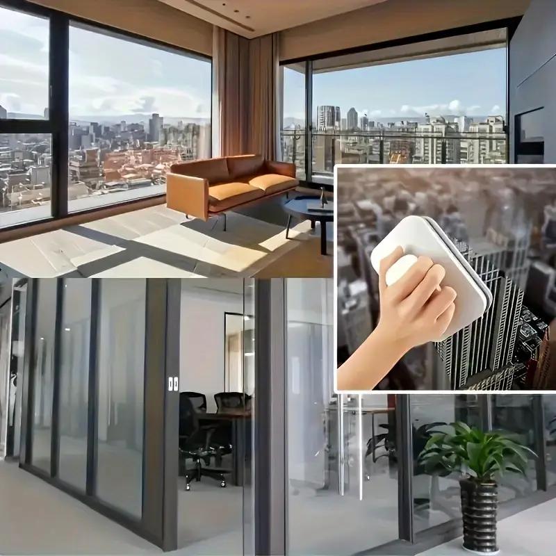 Двухсторонний магнитный стеклоочиститель щетка для мытья окон бытовые чистящие средства