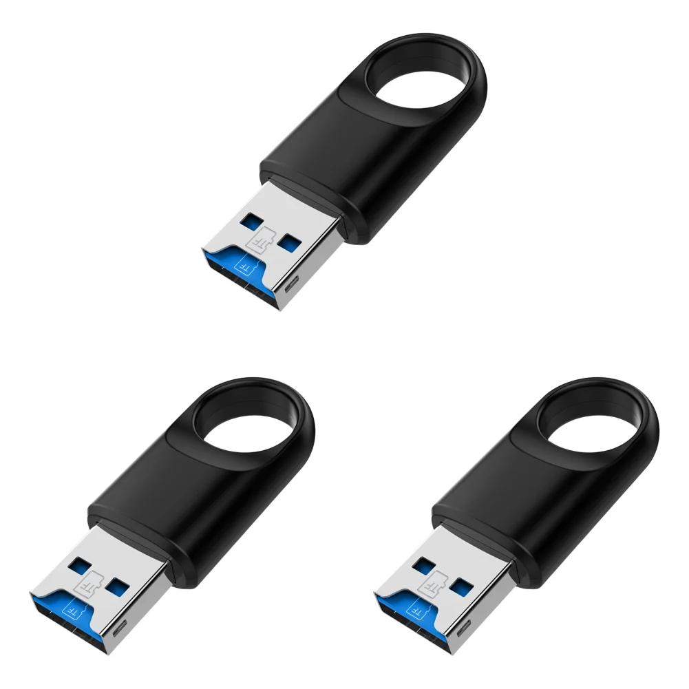1-5 шт. Адаптер-кардридер USB 3.0 High Speed для карт памяти Flash TF SD для ПК, компьютера, ноутбука