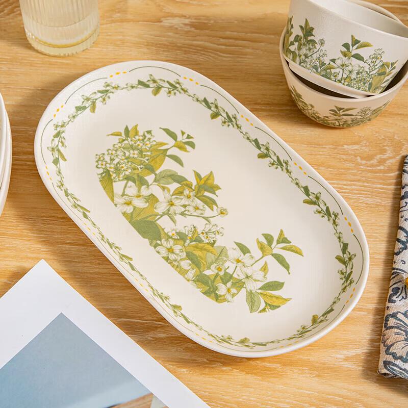 Zhishi Lily of the Valley Ceramic Tableware Set