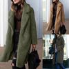 Women Long Sleeve Pullover Blouse Open Front Jacket Coat Long Outerwear