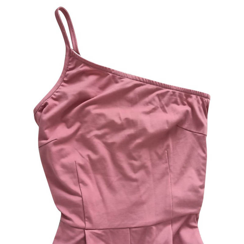 Off Shoulder Strap Jumpsuit Women's Spring Summer Temperament Commuting Solid Color Straight Pants