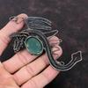 Малахитовый кулон Медная проволока Обернутый кулон Дракон Кулон Ювелирные изделия из драгоценных камней Кулон ручной работы Медные украшения Стильный кулон Свадебные подарки