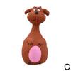 1pc Soft Rubber Chewy Toys Four Styles Squeaky Interactive Throwing Games Cute And Fun Suitable For Small And Medium Sized Dogs