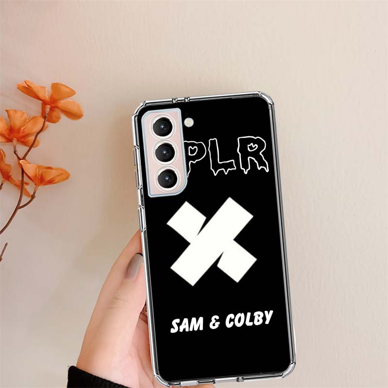 Прозрачные чехлы для телефона Sam and Colby XPLR для Samsung S26 Ultra Galaxy S25 Edge S24 S23 FE S21 Plus S20 S22 S10 Чехол С узором Compa
