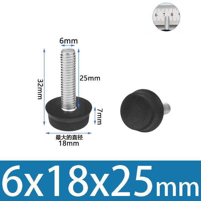 2Pcs Height Adjustable Leveling Chair Leg Feet Furniture Mat Screw-in Base Sofa Bed Cabinet Table Floor Protector M6 M8 M10