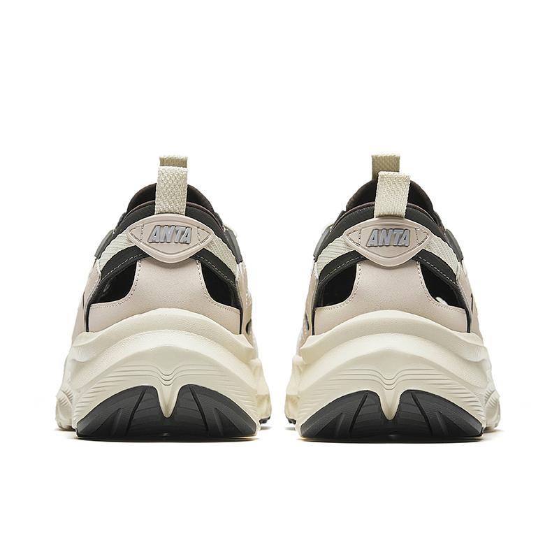 Anta Удобные Универсальные Походные Сандалии Легкие Дышащие Нескользящие Водные Туфли Мужские Сандалии Светло-серые 912528522-10