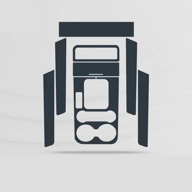 For Volkswagen VW Touareg 2011-2017 lsrtw 2017 transparent GPS navigation Car interior screen gear anti-scratch protective film