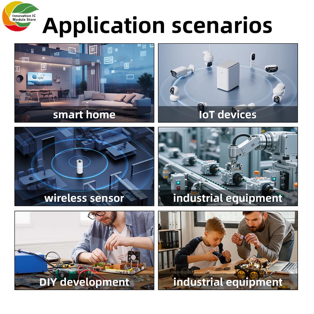 ESP11 WiFi Bluetooth Development Board Dual Band Development Board Module RISC-V Processor External Antenna Type-C Interface