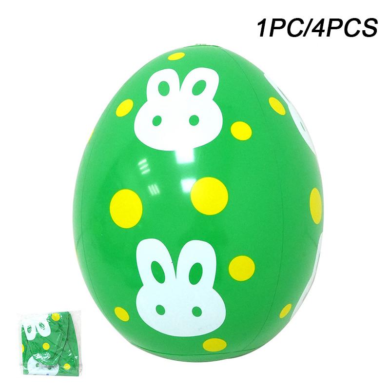 1PC Inflatable Easter Eggs Easter Toys Egg Decoration Inflatable Patio Decoration Eggs Pvc Easter Inflatable Eggs Multi-Style