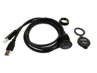 Набор USB-кабелей и HDMI-USB-адаптеров Suzuki для подключения навигационной системы автомобиля, зарядки и
