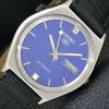 5 AUTOMATIC VINTAGE 6319A JAPAN MENS BLUE COLOR DIAL WATCH A701209-5 R206a-a701209