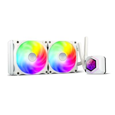 SilverStone Кулер для ЦП 240мм Жидкостное охлаждение Intel LGA 1851 AMD Socket AM4 AM5 Без дозаправок Тихий Авторизованный дистрибьютор SST-PF240W-ARGB-V2 / Совместимый,