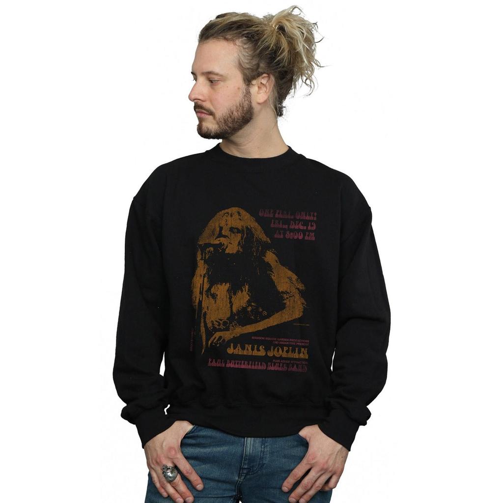 Janis Joplin Mens Madison Square Garden Sweatshirt