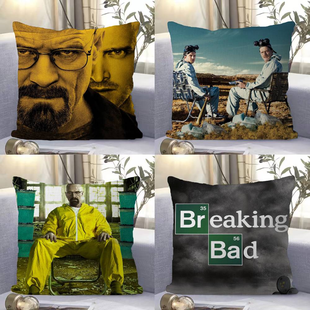 TV Series Breaking Bad Cushion Cover Pillow Cover Decor Pillowcase Printed Cushion Case For Couch
