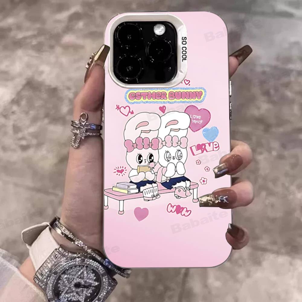 Интересные O-Opanchu Мультяшные U-Usagi Чехлы для Телефона Для IPhone 17 16e 15 14 13 12 11 Plus Pro Max ProMax Цветные Чехлы