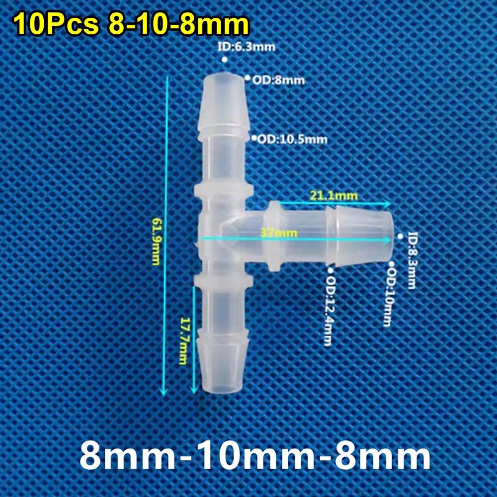 10 шт. 3-2-3 мм до 14-10-14 мм 3-ходовой соединительный шланговый фитинг для аквариумных рыбок