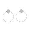 Fashion Statement Earrings 2019 Big Geometric Round Earrings For Women Hanging Dangle Earrings Drop Earing Modern Female Jewelry