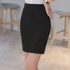 Женская летняя черная профессиональная облегающая юбка полудлины 2023 года