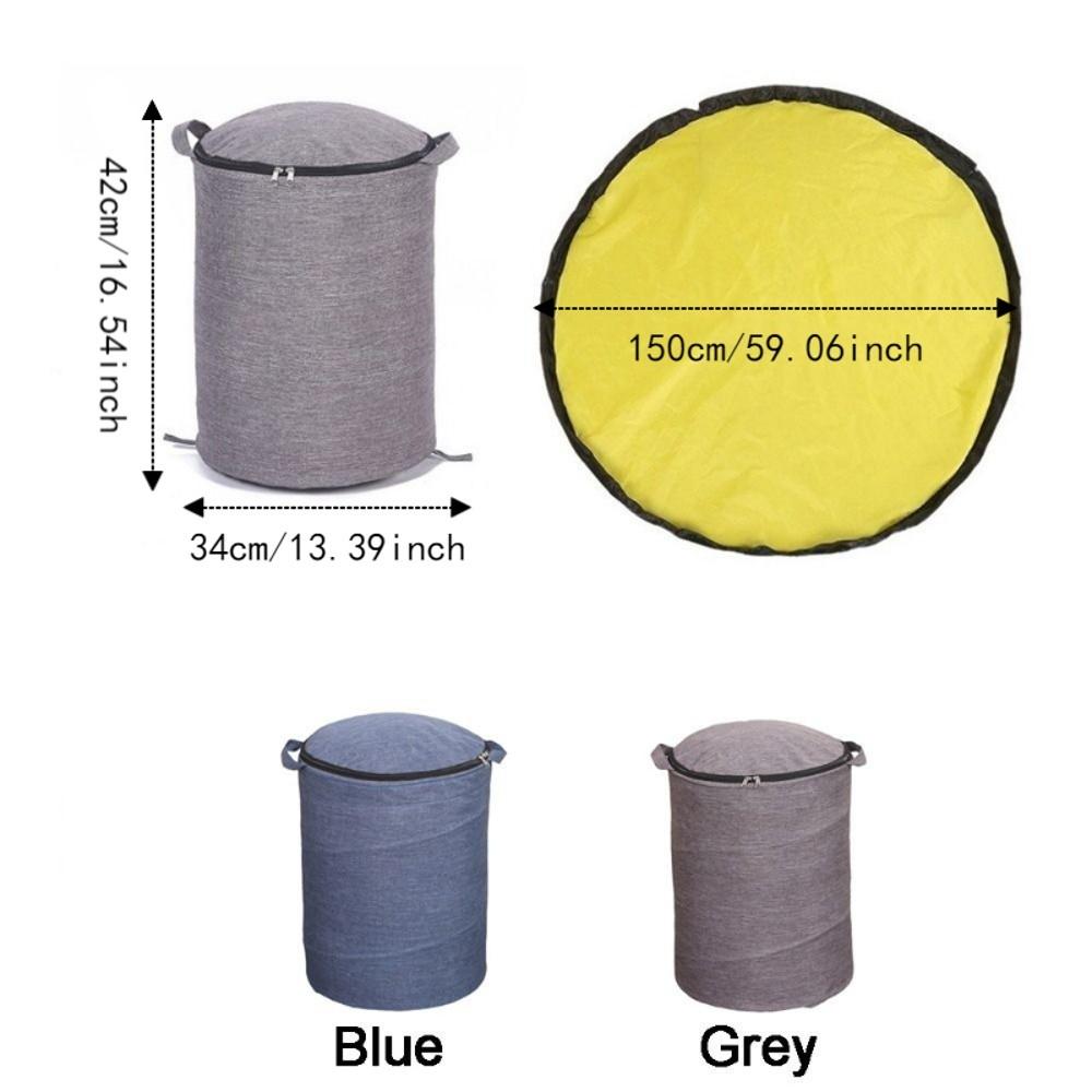 Large Capacity Game Mat Storage Bucket Hand-held Toy Storage Bucket  Living Room