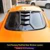Rear Louvers & Spoiler for 2015-2023 Ford Mustang - Sunshade Windshield