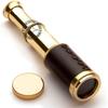 Marine Handheld Spyglass Brass Telescope Binoculars 7-inch with Safety Cap