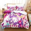 Anime Muse Dash Game Comfortable Duvet Quilt Cover Pillowcase Bedding Set Children Bedroom Decoration Home Textile