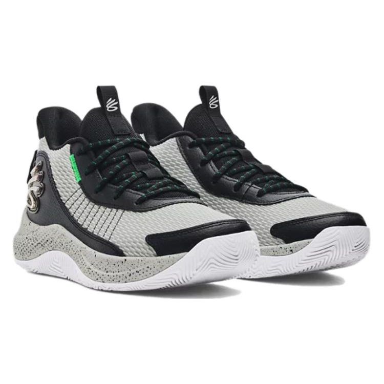 Under Armour Мужские кроссовки Curry 3Z7 Black Olive Tint Green Green-Screen 3026622-002