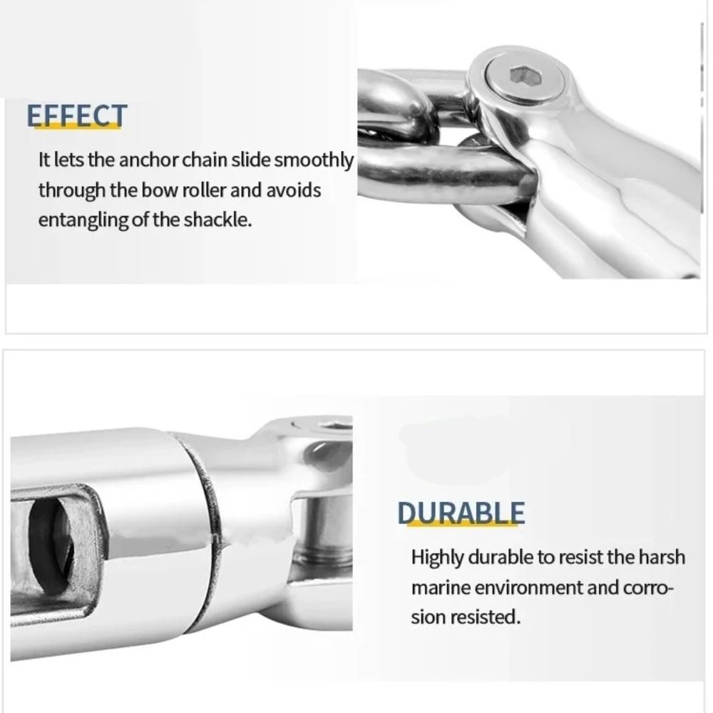 316 Boat Anchor Stainless Steel Anchor Accessories Durable Anchor Connector  Boats 6mm-8mm