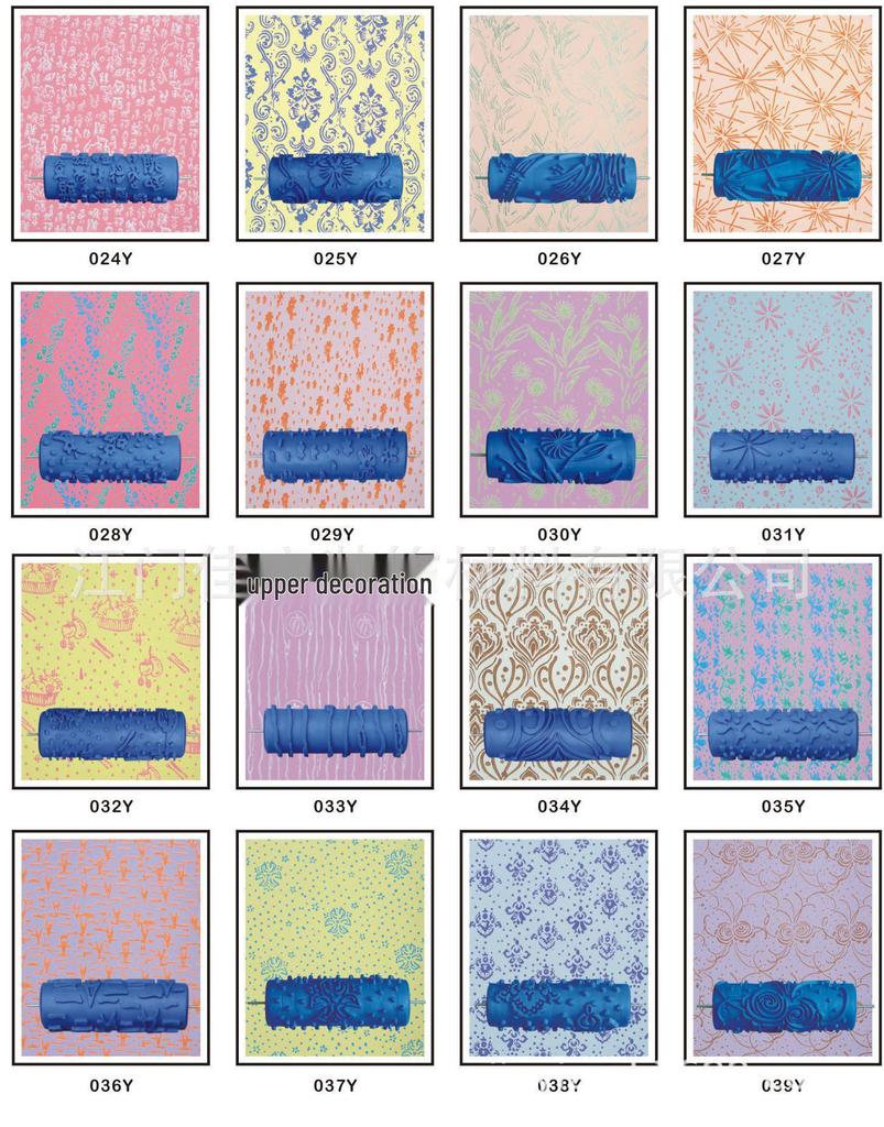 5-дюймовый ролик с рисунком для жидких обоев - Инструмент для DIY-точечной росписи и покраски стен