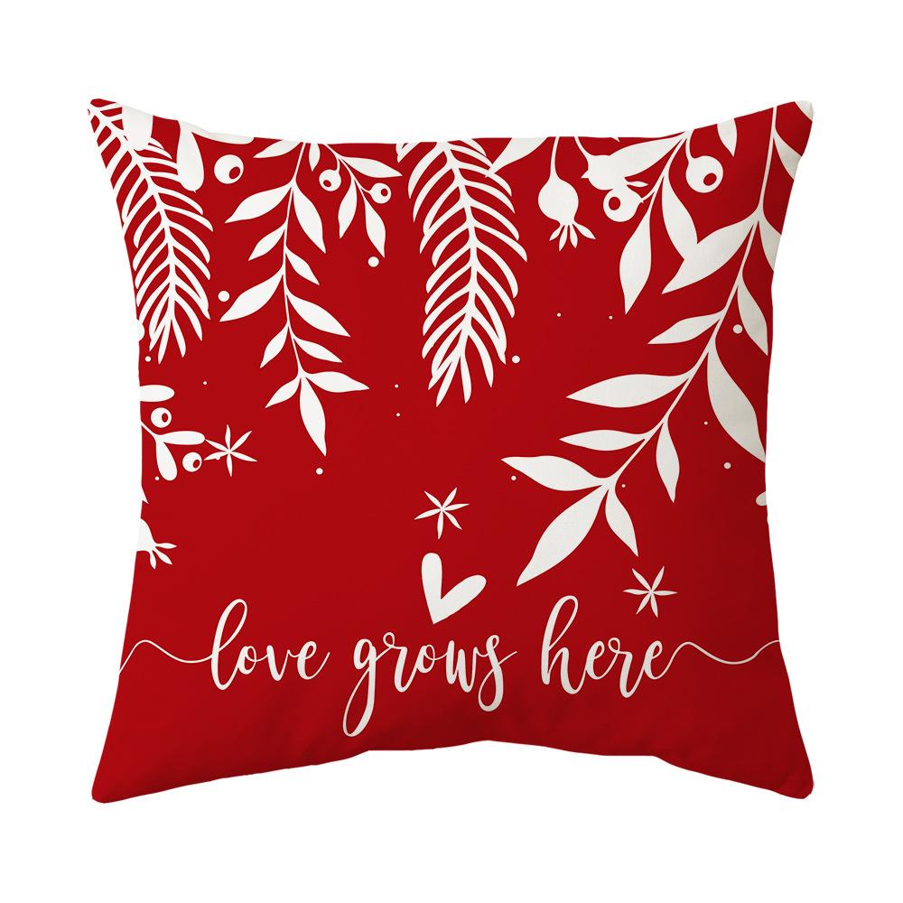 Подушка на День святого Валентина Новая диванная подушка Прикроватная спинка Плюшевая наволочка Shopee