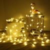 LED Snowflake String Light Battery Powered Fairy Garlands Lights For Birthday Wedding Party Christmas New Year's Decoration