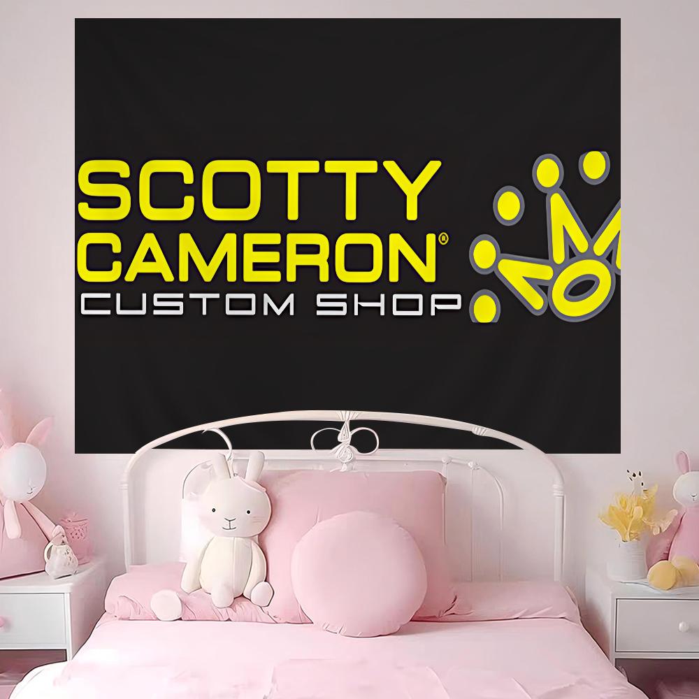 SScotty CCamerons Cartoon Tapestry For Living Room Home Dorm Decor INS Home Decor