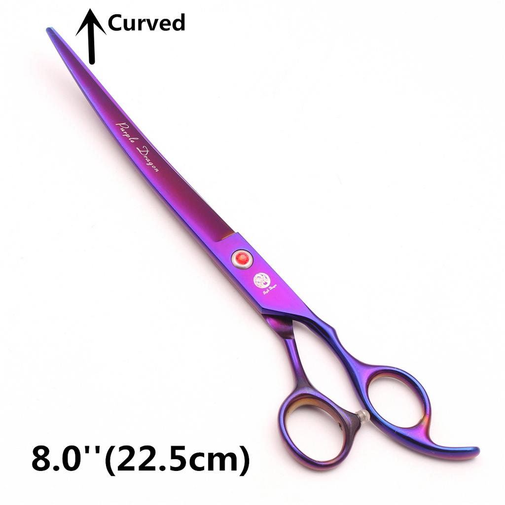 7.0'' 8.0'' ножницы для ухода за домашними животными филировочные ножницы профессиональные изогнутые ножницы для кошек и собак расческа для стрижки волос Z3005